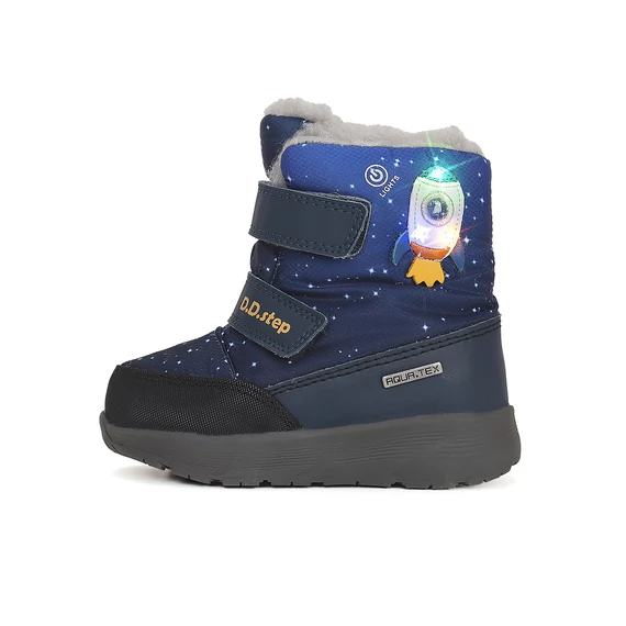 D.D.Step Világító Kisfiú AQUA-TEX Vízálló cipő (P083-42624)